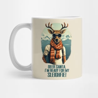 Reindeer Sleighfie: Festive Selfie Reindeer Mug